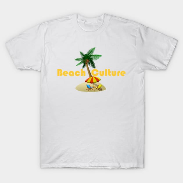 Beach Culture T-Shirt by Artstastic